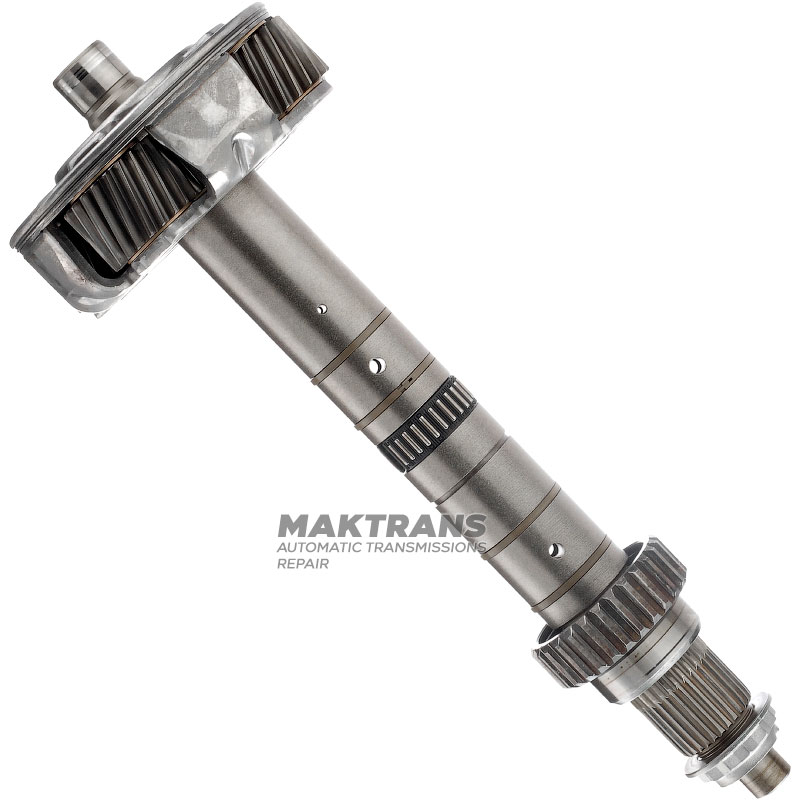 Central planetary gear / output shaft Mercedes-Benz 722.6 (with splined coupling / adapter) - shaft length 331 mm, 4 pinions (22 teeth / height 25 mm)