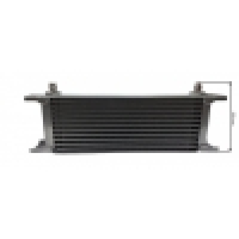 Universal oil cooler 12-row thread pitch 9/16"x18 AN6 fitting Kit with mounting and fittings for connecting to a 10mm hose