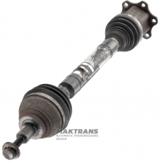 Front right axle shaft VAG DSG7 3Q0407272BB — Passat B8 2.0 TDI 2015 (splines, 6 mounting holes, outer Ø holes 10.35 mm, 50 mm distance between mounting holes)