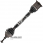 Front right axle shaft VAG DSG7 3Q0407272BB — Passat B8 2.0 TDI 2015 (splines, 6 mounting holes, outer Ø holes 10.35 mm, 50 mm distance between mounting holes)