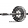 Input shaft / drum 3-5-R (empty, without discs and rubberized piston) A6GF1 454102F000 - total shaft length 321 mm