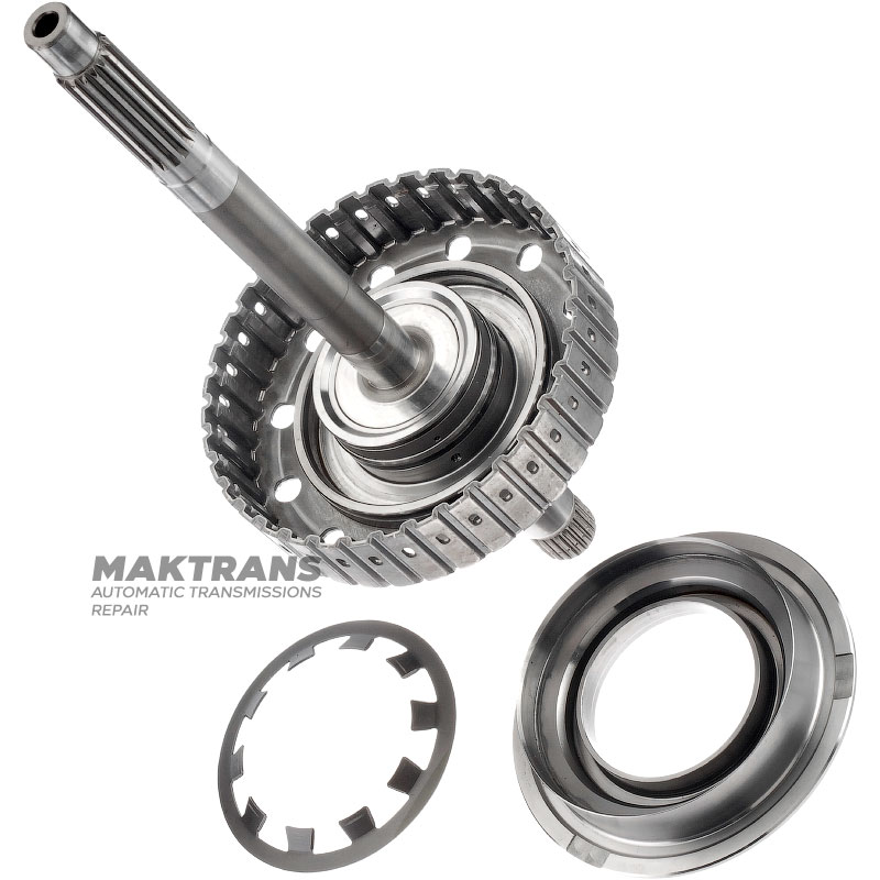 Input shaft / drum 3-5-R (empty, without discs and rubberized piston) A6GF1 454102F000 - total shaft length 321 mm