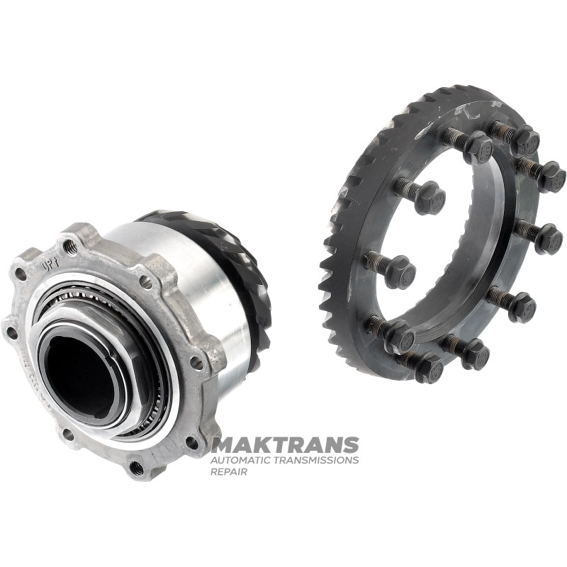 Main pair of hypoid gears (41 / 17 teeth) of the differential Chevrolet Corvette C6 (2005 - 2013) LINAMAR 84300369 6L80E - leading gear 17 teeth (outer Ø 126.20 mm) / driven gear 41 teeth (outer Ø 205 mm)