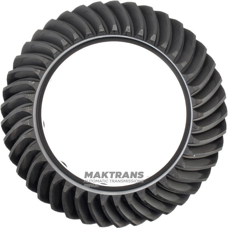 Main pair of hypoid gears (41 / 17 teeth) of the differential Chevrolet Corvette C6 (2005 - 2013) LINAMAR 84300369 6L80E - leading gear 17 teeth (outer Ø 126.20 mm) / driven gear 41 teeth (outer Ø 205 mm)