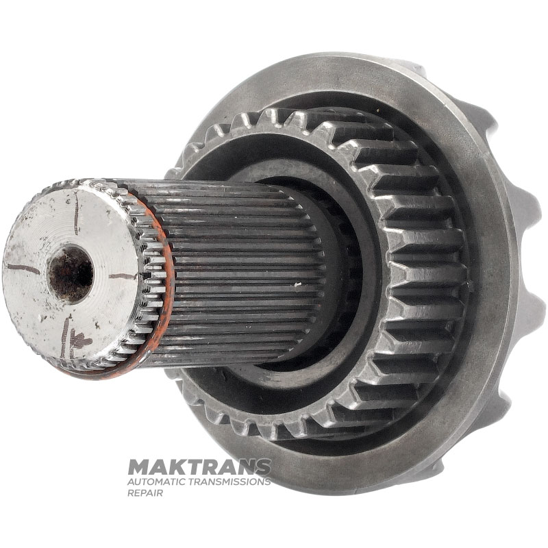 Side gear assembly with shaft (left) differential Chevrolet Corvette C6 (2005 - 2013) 6L80E 19133230 - LINAMAR 84300369 (total shaft length 97 mm, 41 splines (outer Ø 31.40 mm)