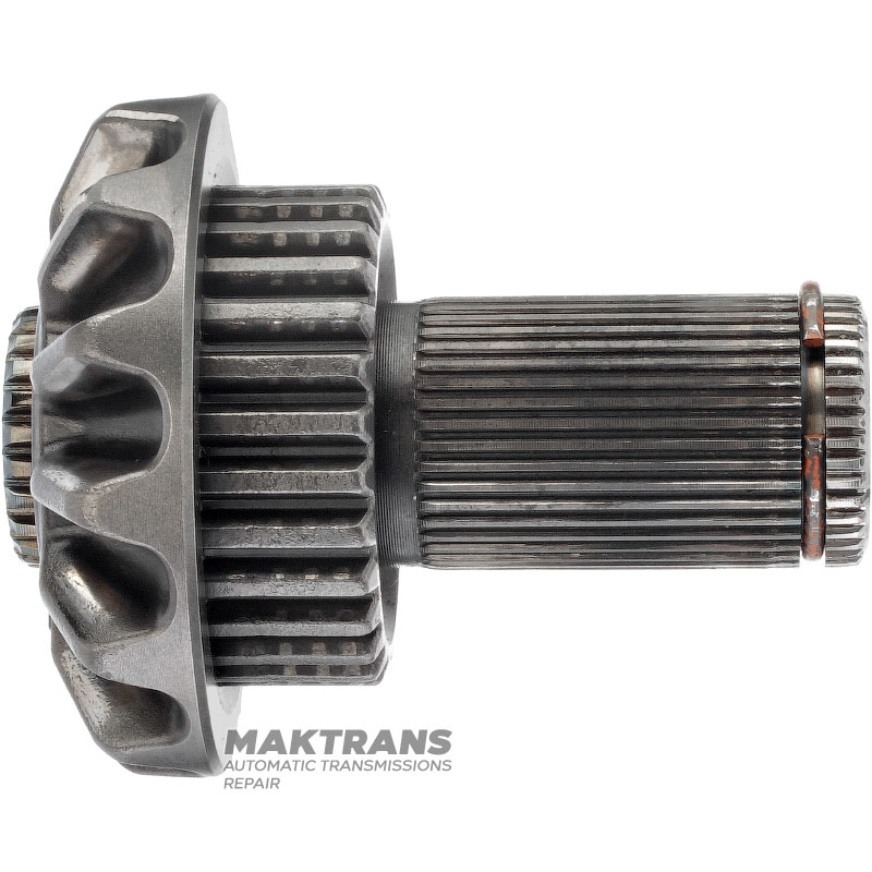 Side gear assembly with shaft (left) differential Chevrolet Corvette C6 (2005 - 2013) 6L80E 19133230 - LINAMAR 84300369 (total shaft length 97 mm, 41 splines (outer Ø 31.40 mm)