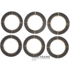 Set of steel and friction discs for differential lock Chevrolet Corvette C6 (2005 - 2013) 6L80E 12458083 — LINAMAR 84300369