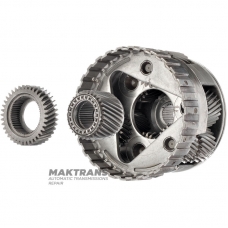 Rear planetary gear (without ring gear) ZF 6HP26 6HP28 1068332060818 - sun gears 38 teeth (outer Ø 73.10 mm) / 31 teeth (outer Ø 60.30 mm)