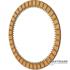 Friction disk of torque converter ZF 8HP45 8HP50 8HP55A 8HP65A 8HP70 8HP75 — (ext. 197.05 mm, 80 teeth, thickness 3.05 mm)