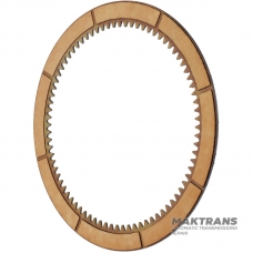 Friction disk of torque converter ZF 8HP45 8HP50 8HP55A 8HP65A 8HP70 8HP75 — (ext. 197.05 mm, 80 teeth, thickness 3.05 mm)