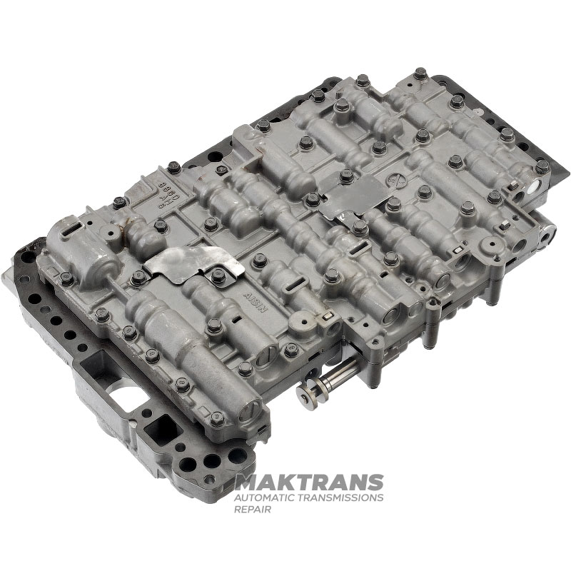 Valve body complete with solenoids (reconditioned) VAG 09D / AISIN WARNER TR-60SN — separator plate J-1