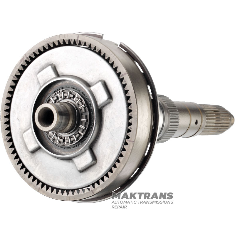 Center planetary gear / output shaft Mercedes-Benz 722.6 - shaft length 331 mm, 4 pinions (22 teeth / height 25 mm), ring gear 74 teeth, sun gear 30 teeth (outer Ø 50.95 mm)