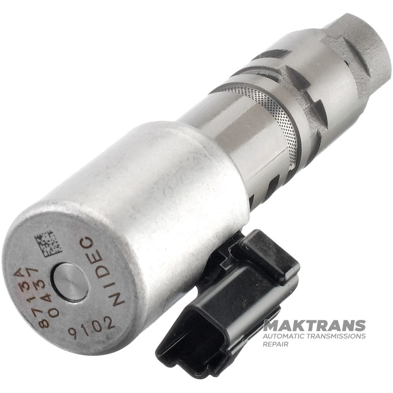 Valve body pressure solenoid TOYOTA CVT K120 3541012880 8713A0437— (total height 75.60 mm, coil Ø 21.20 mm)