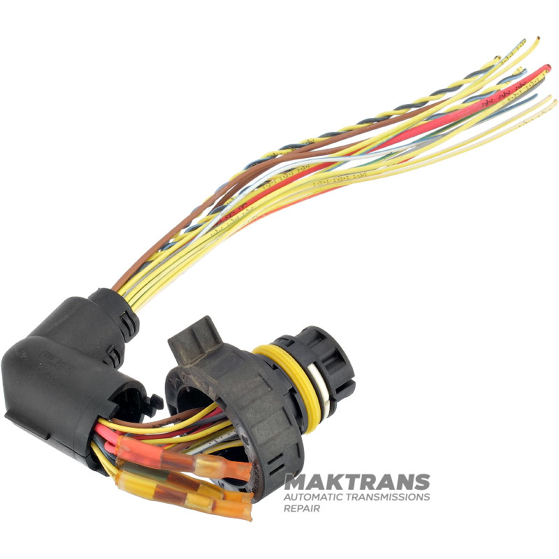 Connector with wires ZF 6HP19 6HP21 (BMW X1 35iX VM53 N55) 12537598066 12537598063 7522996 — (pin #8 empty)