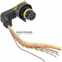 Connector with wires ZF 6HP19 6HP21 (BMW X1 35iX VM53 N55) 12537598066 12537598063 7522996 — (pin #8 empty)