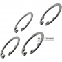 Set of retaining rings for the axle seals of the gear shift forks VAG eHybrid DQ400 0DD - 4 pcs. in a set