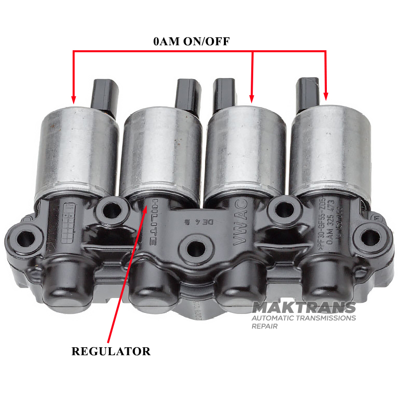 Adapter for testing solenoids 0AM (DQ200)