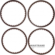 Set of friction discs B08 Brake NISSAN GE9R01A / JATCO JR913E, Mercedes-Benz 725.0 A 7252720026 - 4 discs (ext.Ø 169 mm, thickness 1.65 mm, 36 teeth)