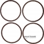 Set of friction discs B08 Brake NISSAN GE9R01A / JATCO JR913E, Mercedes-Benz 725.0 A 7252720026 - 4 discs (ext.Ø 169 mm, thickness 1.65 mm, 36 teeth)