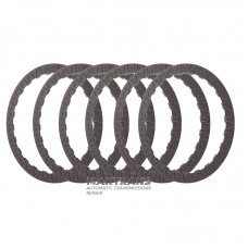 Steel friction disc set C Clutch FORD 10R80 - 6 discs (ext.Ø 176.05 mm, 24 teeth, thickness 2.15 mm)