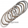 A Clutch ZF 6HP26 Steel and Friction Disc Set - Total Set Thickness 19.10mm, 4 Friction Discs (OD 187.40mm, 1.60mm, 30 Teeth)