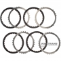 Set of steel and friction discs B2 (2nd) Brake Mitsubishi Motors V4A51 / V5A51 - total thickness of the set 21.20 mm, 4 friction discs (ext. Ø 178.50 mm, thickness 1.75 mm, 30 teeth)