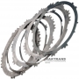 Set of steel wheels 1-2-3-4 Clutch FORD 6F15 - with spring discs (2 pcs.) FD8Z-7B070-A 9L8Z-7B442-A FD8Z-7B066-B 9L8Z-7B070-F
