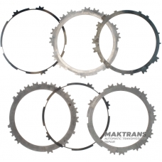 Set of steel wheels 1-2-3-4 Clutch FORD 6F15 - with spring discs (2 pcs.) FD8Z-7B070-A 9L8Z-7B442-A FD8Z-7B066-B 9L8Z-7B070-F