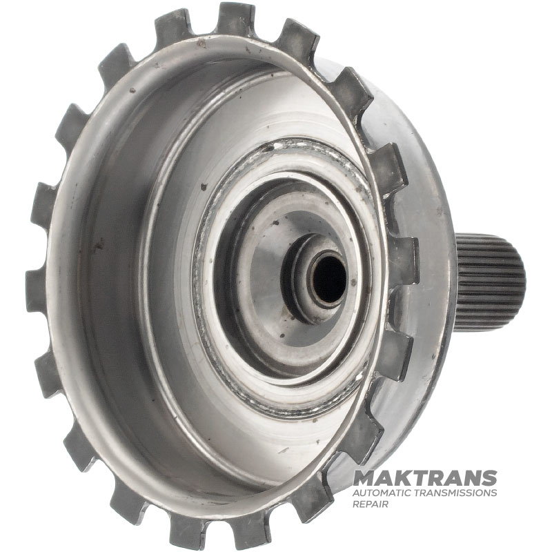 Intermediate shaft with flange ZF 5HP19 5HP19A 1056 232 085 — (total height 111 mm, 34 splines (outer Ø 27.50 mm)