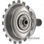 Intermediate shaft with flange ZF 5HP19 5HP19A 1056 232 085 — (total height 111 mm, 34 splines (outer Ø 27.50 mm)