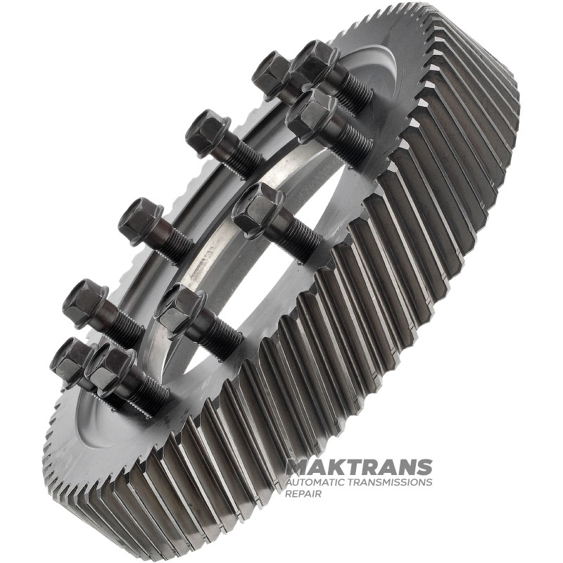 Helical gear differential MAZDA 4EAT-G G4AEL G4AHL GF4AEL (G4EAT, GF4EAT) — 71 teeth (outer Ø 207.80 mm, 1 notch), 10 mounting holes