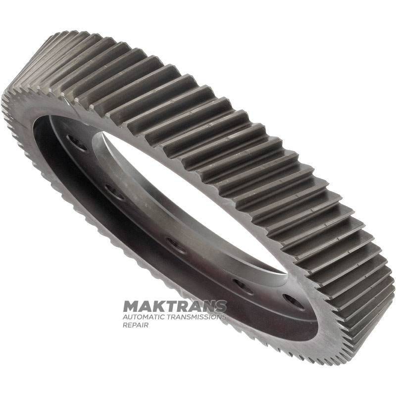 Helical gear differential JATCO JF403E / NISSAN RE4F04A RE4F04B RE4F04V - 68 teeth (1 notch, outer Ø 216.80 mm), 10 mounting holes