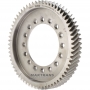 FORD HF45 HF55 eCVT differential helical gear PZ18-7F343-BB — 64 teeth (ext.Ø 248.75 mm, 2 notches, width 34.70 mm), 16 mounting holes