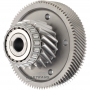 Intermediate shaft differential FORD HF45 eCVT PZ18-7H348-BA PZ18-7H346-BC 238296397 20557198 - leading gear 19 teeth (outer Ø 81.65 mm, 2 notches), driven gear 89 teeth (outer Ø 149.75 mm, without notches)