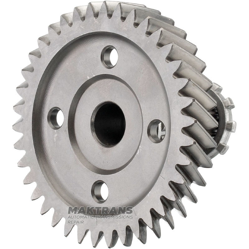 Intermediate shaft drive gear of differential JATCO JF405 96567566 Deawoo Matiz — 38 teeth (ext.Ø 102.05 mm), 22 splines