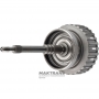 K2 Clutch Input Shaft/Drum (Empty, No Discs) 722.6 Mercedes-Benz A210270012 - 360mm Overall Height, 78 Tooth Ring Gear, For K2 Clutch Pack 6 Friction Discs (Piston to Snap Ring 37mm)