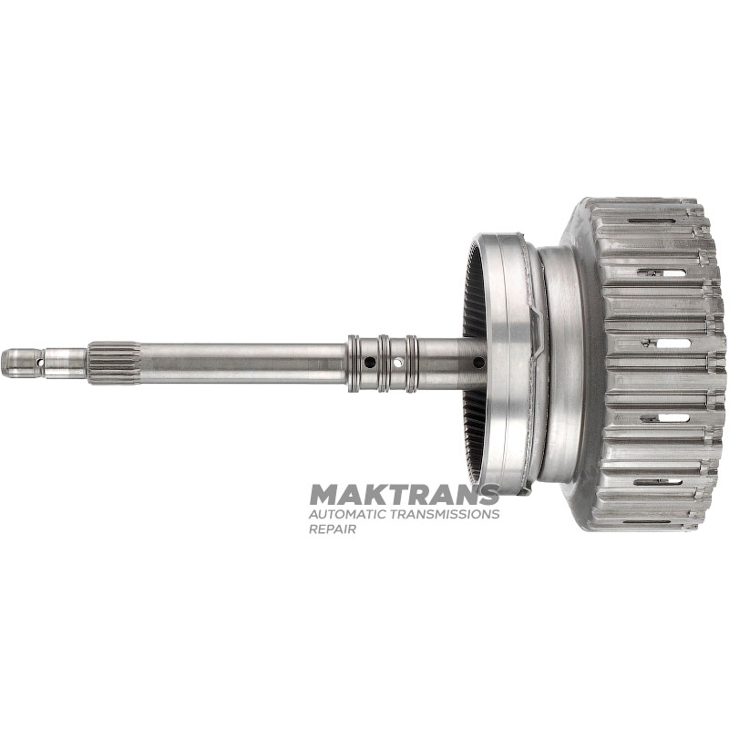 K2 Clutch Input Shaft/Drum (Empty, No Discs) 722.6 Mercedes-Benz A210270012 - 360mm Overall Height, 78 Tooth Ring Gear, For K2 Clutch Pack 6 Friction Discs (Piston to Snap Ring 37mm)