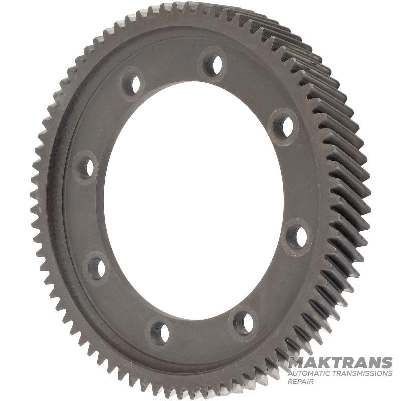 Helical differential gear RE4F03A RL4F03A RE4F03B RE4F03V 3810131X03 3810131X09 3810131X12 — 77 teeth, 1 notch (ext.Ø 202.45 mm), 8 mounting holes