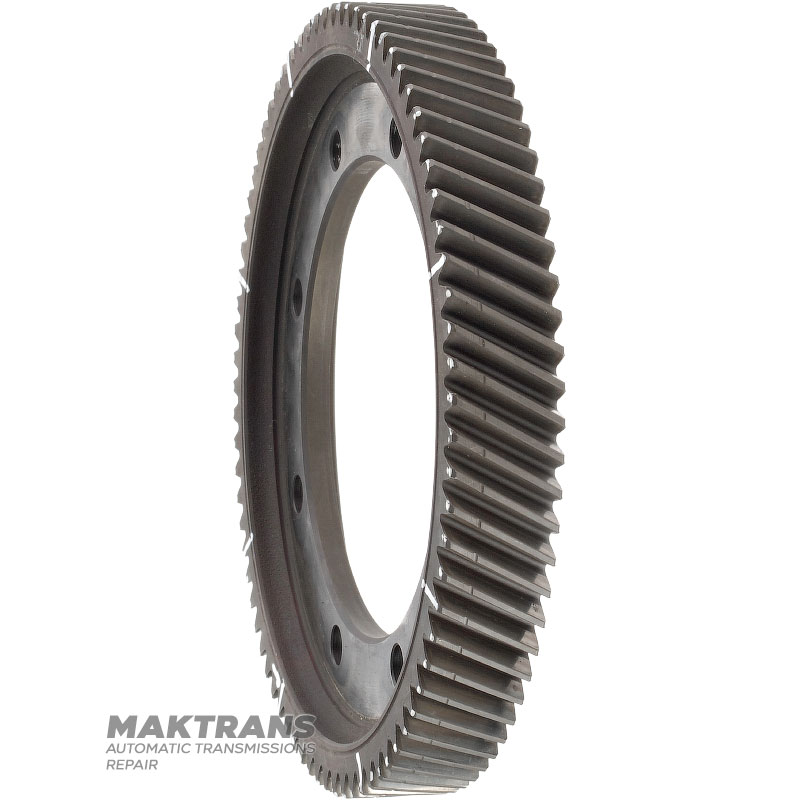 Helical differential gear RE4F03A RL4F03A RE4F03B RE4F03V 3810131X03 3810131X09 3810131X12 — 77 teeth, 1 notch (ext.Ø 202.45 mm), 8 mounting holes