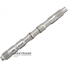 Input shaft (secondary shaft) RE5R05A JR507E JR509E 3148190X07 3148190X04 — shaft length 374 mm, 32 splines (outer Ø 32.40 mm) / 36 splines (outer Ø 37.60 mm)