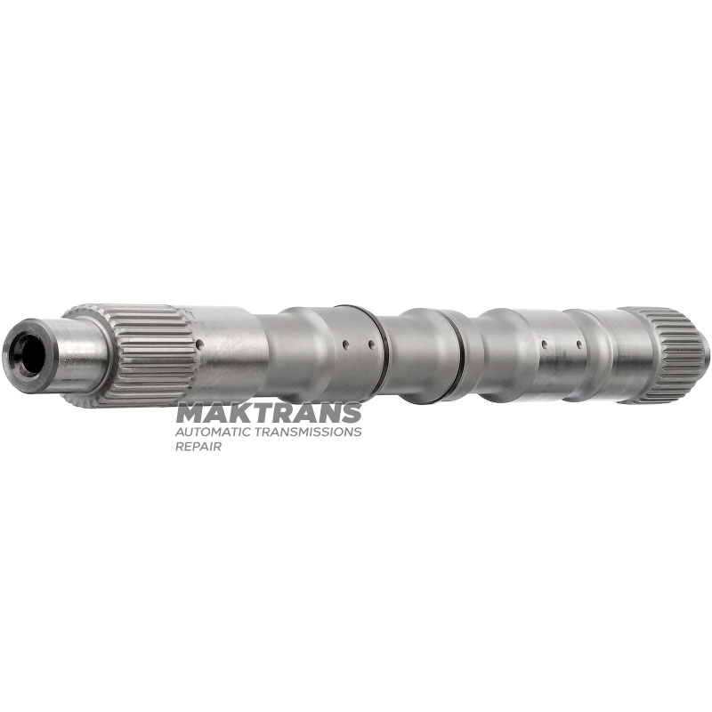 Input shaft (secondary shaft) RE5R05A JR507E JR509E 3148190X07 3148190X04 — shaft length 374 mm, 32 splines (outer Ø 32.40 mm) / 36 splines (outer Ø 37.60 mm)