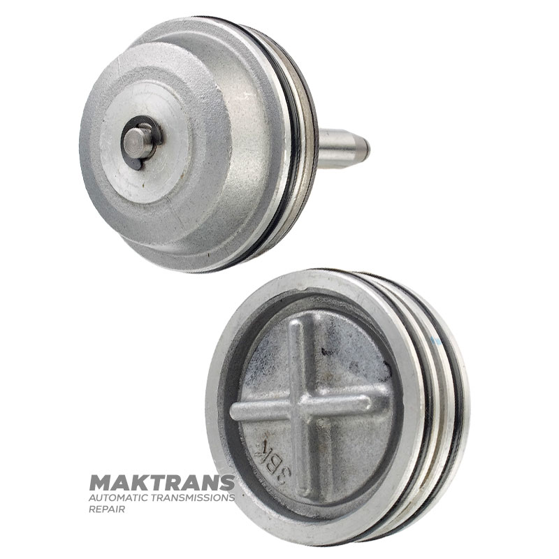 Brake band piston (without return spring) Aisin Warner AW 55-50SN AF33-35 RE5F22A 727513 30751262 93743118 93743124 — piston outer Ø 51.60 mm, 1 notch on the rod, total rod height 76.70 mm (rod outer Ø 8.95 mm)