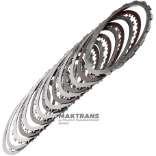 Set of steel and friction discs B1 Reverse Brake RE5R05A 31662-95X00 - 6 friction discs (40 teeth), total thickness of the set 23.70 mm