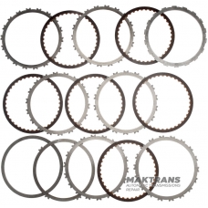 Set of steel and friction discs B1 Reverse Brake RE5R05A 31662-95X00 - 6 friction discs (40 teeth), total thickness of the set 23.70 mm
