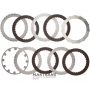 Steel and friction disc set 2-3-4-6 Brake (B3) 316661XJ0A 316623SX0B 316651XJ0C 316671XJ1C - 4 friction discs (36 teeth), total thickness of the set 18.05 mm