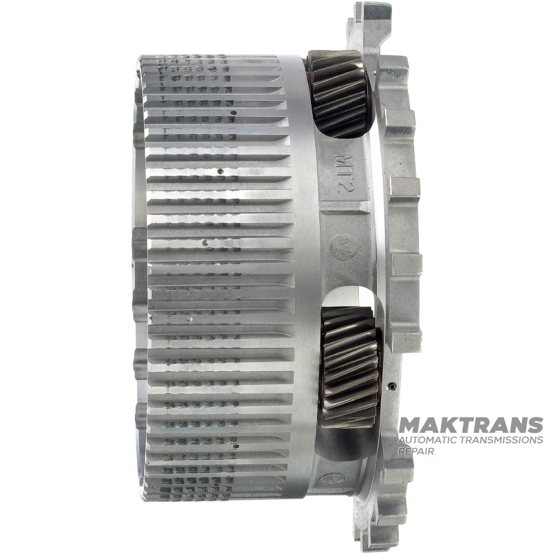 Rear planetary gear NISSAN RE5R05A RE7R01A / JATCO JR710E JR507A — 4 satellites (24 teeth, outer Ø 37.05 mm), for ring gear P3 with a crown tooth width of 8 mm