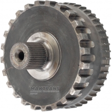 Output shaft UNDERDRIVE with parking gear DODGE CHRYSLER 62TE 5078637AB - overall height 88 mm, 41 splines (ext.Ø 31.15 mm)