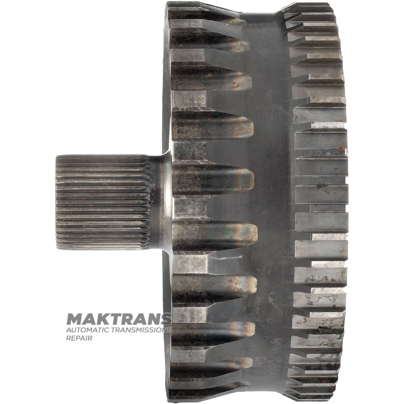 Output shaft UNDERDRIVE with parking gear DODGE CHRYSLER 62TE 5078637AB - overall height 88 mm, 41 splines (ext.Ø 31.15 mm)