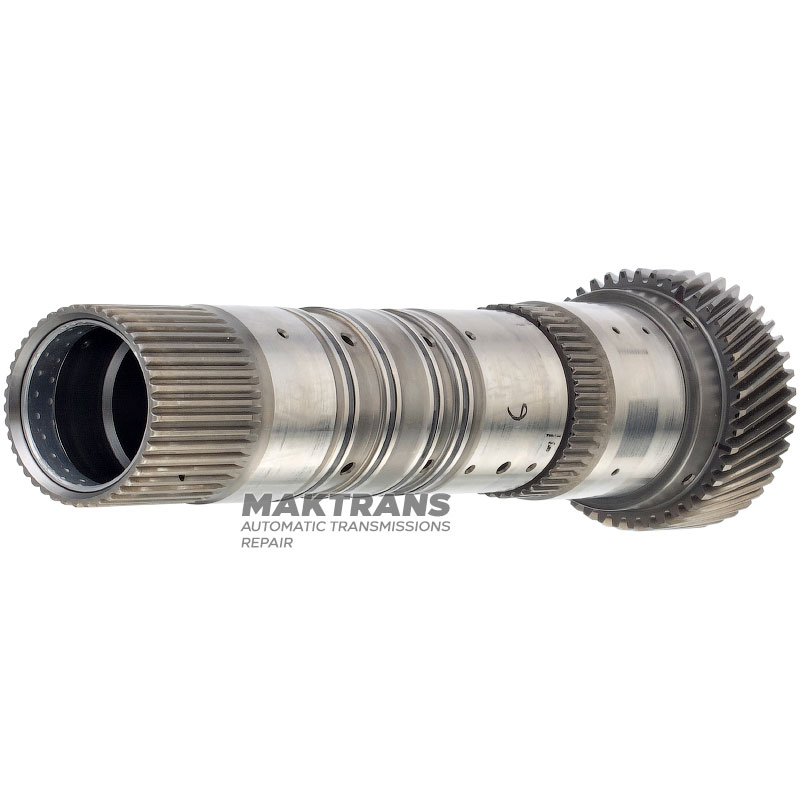 Sun gear of central planetary gear P3 NISSAN RE7R01A / JATCO JR710E, JR711E 314661XJ0A — total height 242 mm, 43 teeth (ext. Ø 67.70 mm), 42 / 46 splines