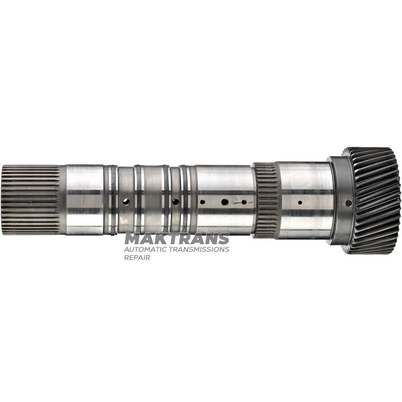 Sun gear of central planetary gear P3 NISSAN RE7R01A / JATCO JR710E, JR711E 314661XJ0A — total height 242 mm, 43 teeth (ext. Ø 67.70 mm), 42 / 46 splines